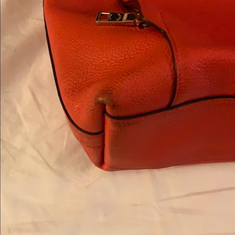 Orange Coach Tote - Picture 3 of 7